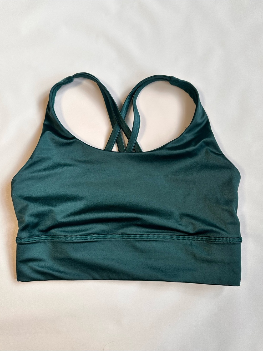 lululemon athletica Deep Teal Strappy Crisscross Sports Bra - Picture 2 of 3